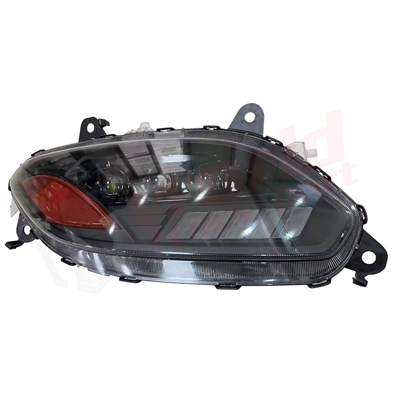 RH Headlight, LED, Black Housing, 2018, LT625