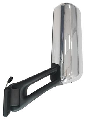 LH Door Mirror Chrome With Bracket With Heating With Electrical Peterbiltt 567