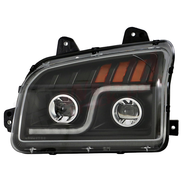 LH Head Lamp Led Black KW T880 2019-2022