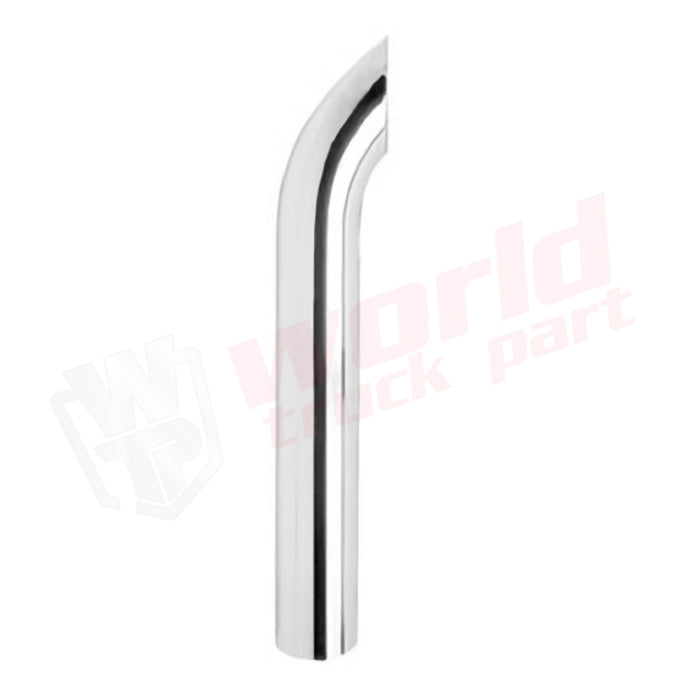 36"Long Chrom 5" Curved Extension Plain Od Bottom Stack