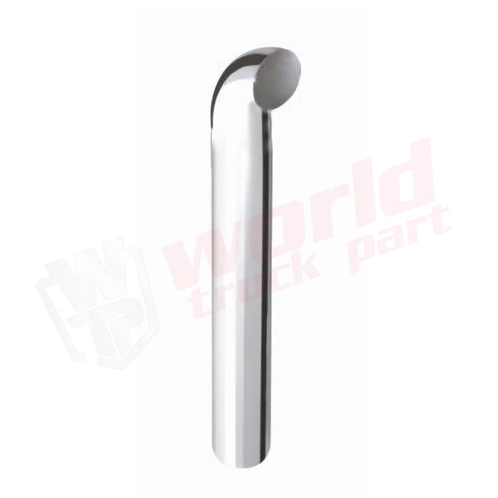 60"Long Chrom 5" Curved Extension Plain Od Bottom Stack