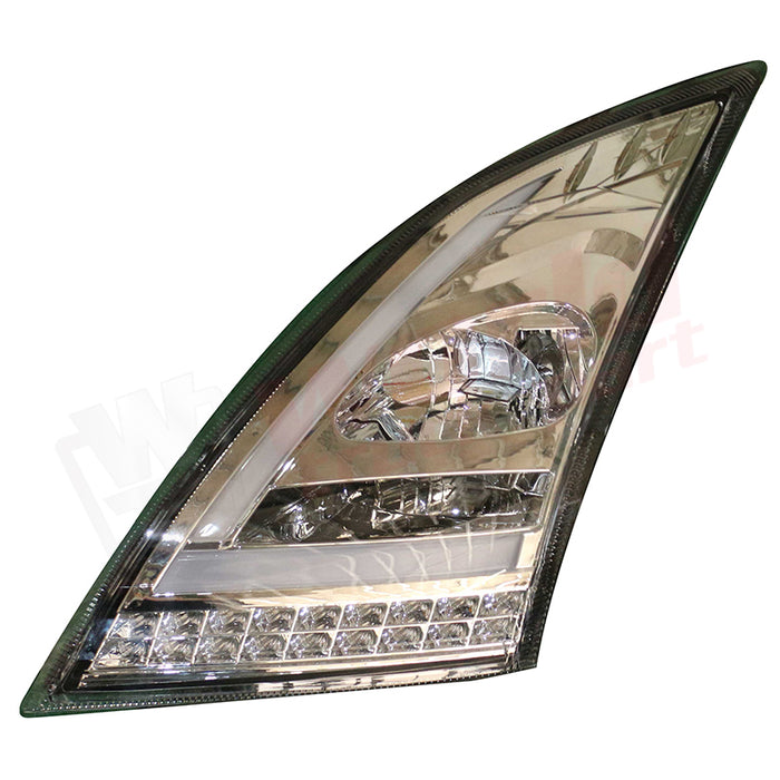 Proyector LED para faros delanteros izquierdos con acabado cromado Volvo VNL 2018+