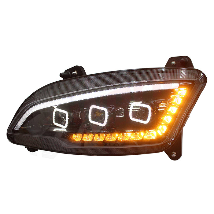 Faro delantero izquierdo Led cromado Peterbilt 597 2021