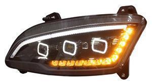Faro delantero izquierdo led negro peterbilt 597 2021
