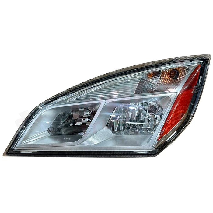 Faro delantero halógeno con carcasa blanca para Freightliner Cascadia 2018+