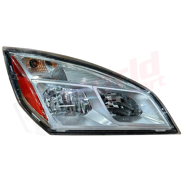 Faro delantero derecho halógeno con carcasa blanca Freightliner Cascadia 2018+
