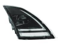 RH Headlight Black Reflective Led With Drl With Led Control Module Volvo VNL 2018+