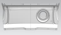 Center Rear Hood Reinforcement For KW T680 2014-2021