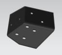 LH Rear Hood Isolator Plate Bracket For Volvo VNL 2018+