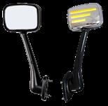 LH Hood Mirror Assemblychrome Led 3 Lines Freightliner Cascadia 2008-2017