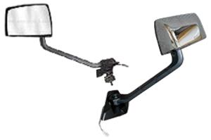 LH Hood Mirror Chrome With Heating W/O Electrical Mack Anthem 2017-