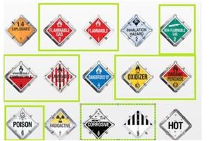 Dangerous Goods Warning Sign