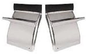 Par de guardabarros de acero inoxidable 430 con revestimiento de 24'' x 29'' universal