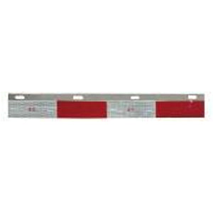 Aluminum Straight Conspicuity Reflector Plate For Straight Mud Flap Hanger