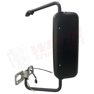 LH Door Mirror Black, with Bracket, with Heating,with Electrical 1996-2010 & 2002+, Freightliner Century & Columbia