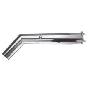 Hanger Pair With Spring Loaded Steel Chrome 2 1/2" Bolt Spacing 28" Round Tube Style 45° Universal