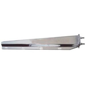 Chrome Springloaded Mud Flap Hanger Taper Style Straight 2.5