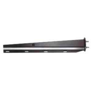 Hanger Pair With Spring Loaded Steel Black 2 1/2" Bolt Spacing 30" Taper Style Straight Universal