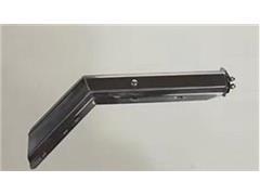 Hanger Pair With Spring Loaded Steel Black 1 1/8'' Bolt Spacing 30" 45° Universal