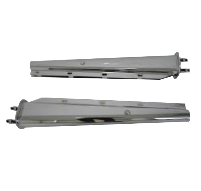 Hanger Pair With Spring Loaded Steel Chrome 2