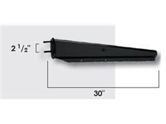 Hanger Pair With Spring Loaded Steel Black 2
