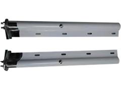 Hanger Pair With Spring Loaded Ss430 1/8" Bolt Spacing 30" Round Tube Straight Universal