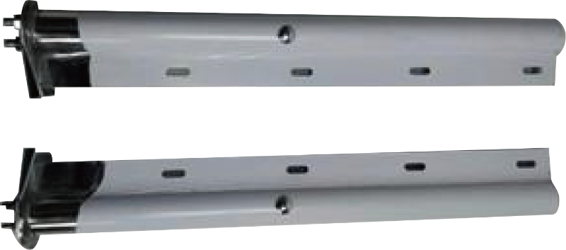 Hanger Pair With Spring Loaded Ss430 2 1/2" Bolt Spacing 30" Round Tube Straight Universal