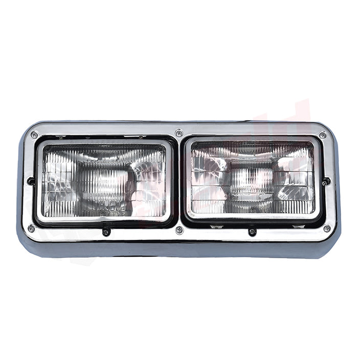 LH Headlight Halogen Chrome KW Perterbilt Freightliner 1984-1997
