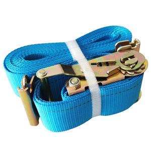 2"X 20' Ratchet Strap With Spring Fittings Bs:4,000Lbs
