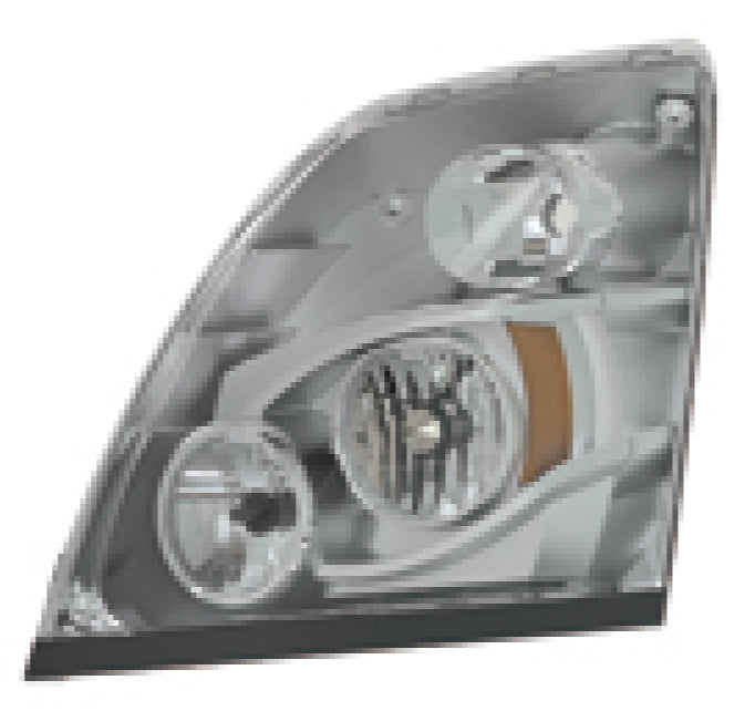LH Headlight W/Optical Lens Halogen White Volvo VNL 2015-2017