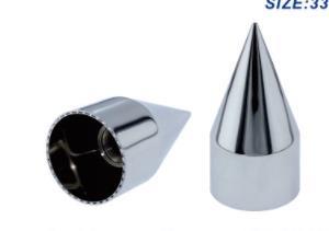 Heavy Duty Truck Chrome Abs Nut Cover 106Mm 33Mm Screw On