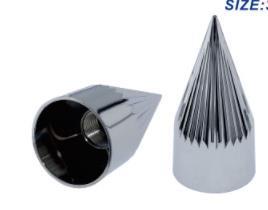 Tapa de tuerca ABS cromada para camión de servicio pesado, 110 mm, 33 mm, atornillable