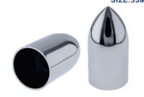 Tapa de tuerca ABS cromada para camión de servicio pesado, 106 mm, 33 mm, atornillable