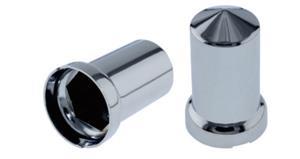 Heavy Duty Truck Chrome Abs Nut Cover 80Mm 33Mm Push On