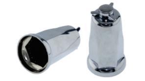 Heavy Duty Truck Chrome Abs Nut Cover 90Mm 33Mm Push On