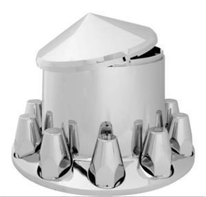 Abs Rear Cone Axle Cover W/Push-In 33 M/M Nut Co