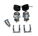 Door Lock Cylinder Pair with Coded Keys Freightliner
