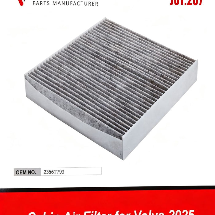 New Cabin Air Filter with Activated Carbon for 2025 Volvo Truck Models