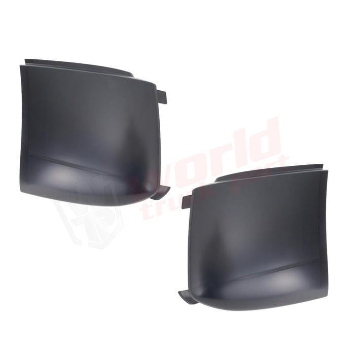 LH Corner Bumper Cover Black Volvo VNL 2018+