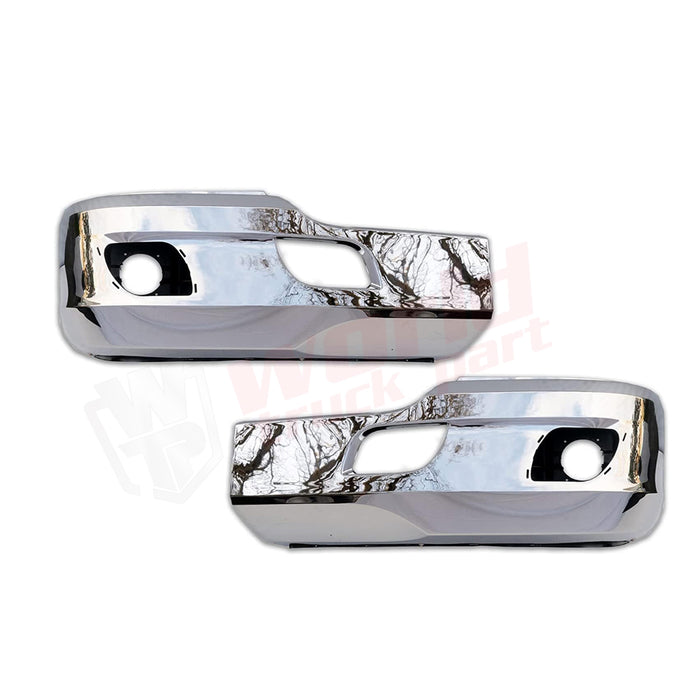 RH Bumper Chrome With Fog Lamp Hole KW T680 2014-2021