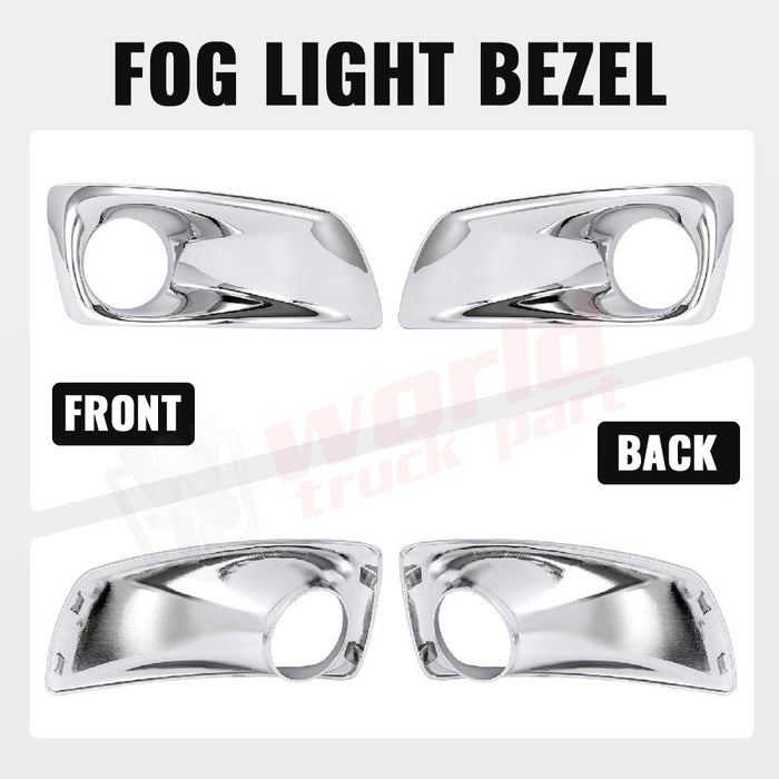 LH Fog Light Bezel Chrome KW T660