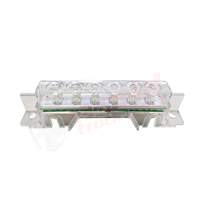 Volvo VNL Top Lamp Sunvisor Marker With Cable Socket (White)