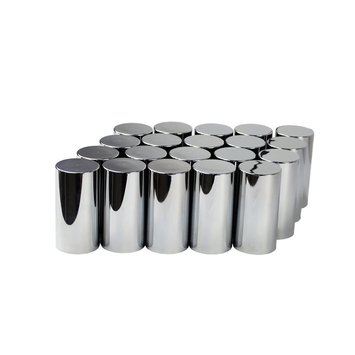 Heavy Duty Truck Chrome Abs Nut Cover 108Mm 33Mm Screw On