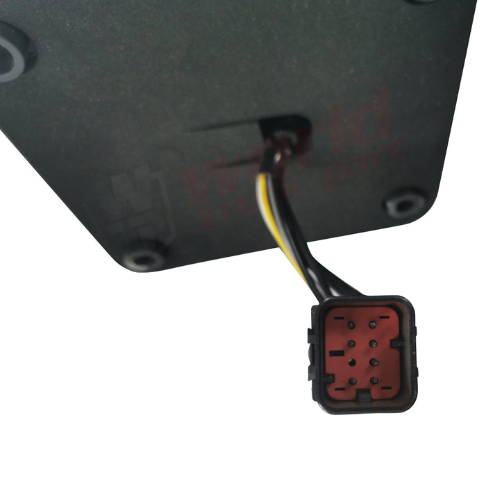 Espejo retrovisor exterior cromado derecho con calefacción eléctrica para Peterbilt 579/567 (2012-2020)