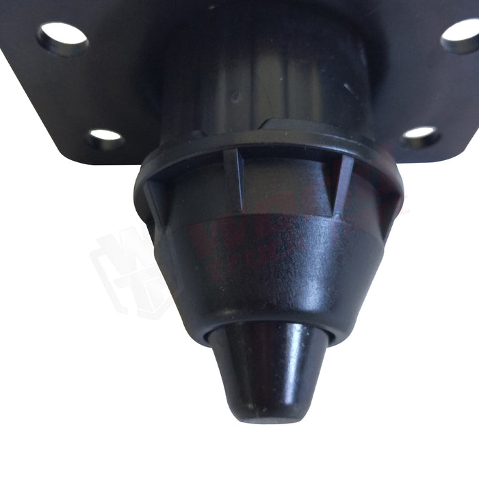 Upper Hood Latch Taper Notched Spindle Standard Flange Nut W/O Washer Volvo VNL
