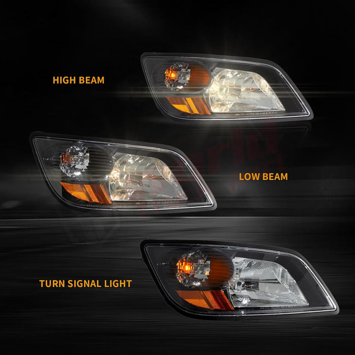 LH Headlight Halogen Black Hino 238 258 268 338 2010-