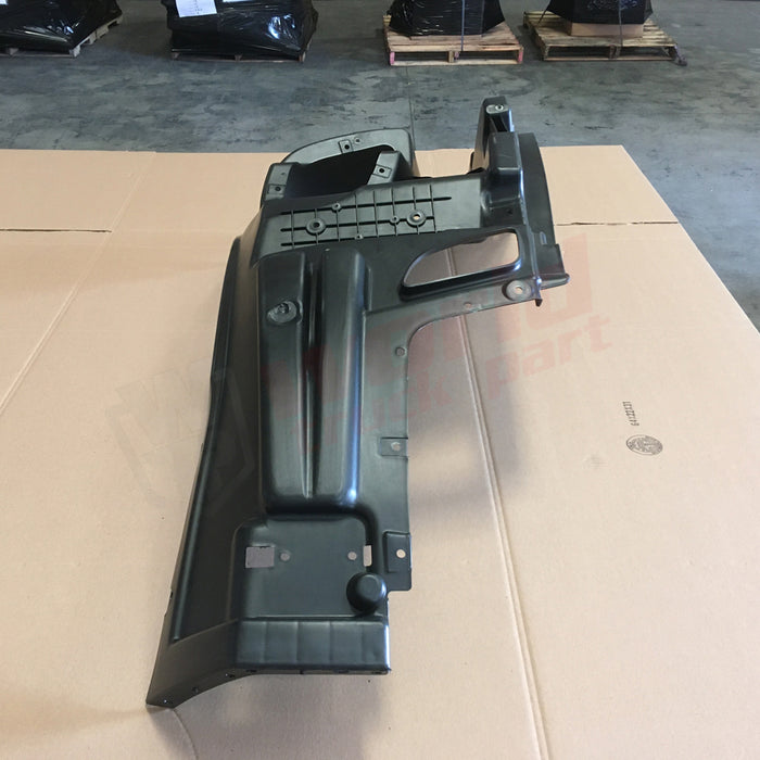 RH Corner Bumper Reinforcement w/o Hole Black Freightliner New Cascadia 2018+