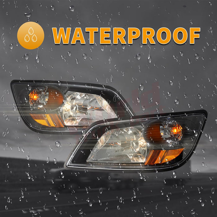LH Headlight Halogen Black Hino 238 258 268 338 2010-