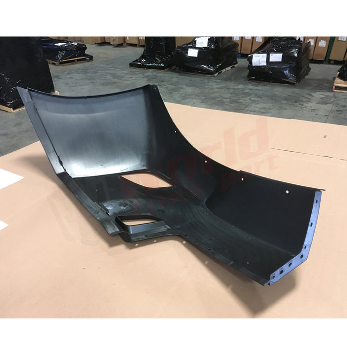 LH Corner Bumper Outer with Holes Black Freightliner New Cascadia 2018+