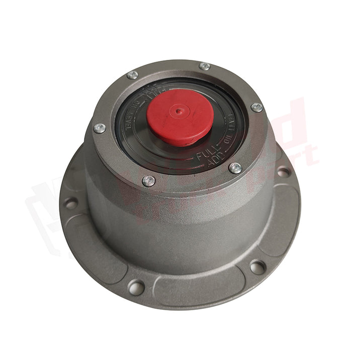 Hub Cover Frosted red plug with holes